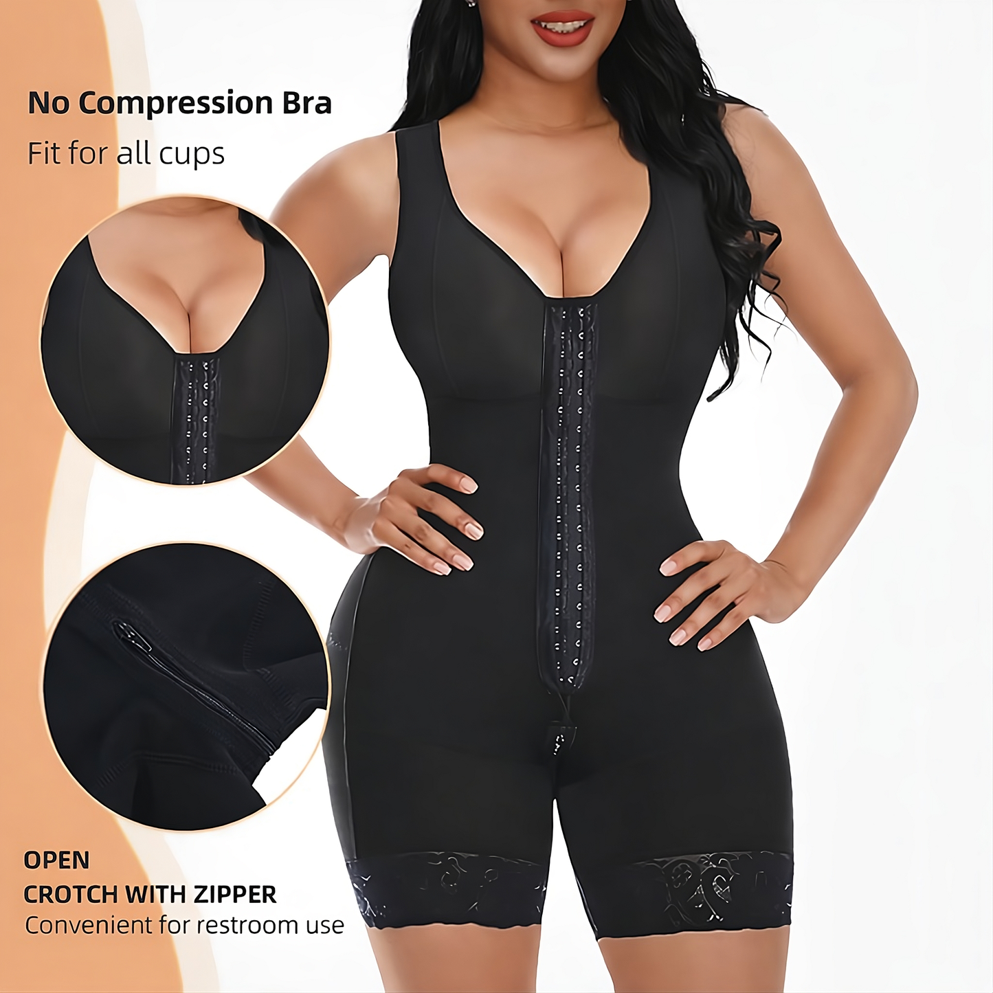 Softora™ Full-Body Shapewear Bodysuit – Tummy Control, Butt Lift & Smooth Fit